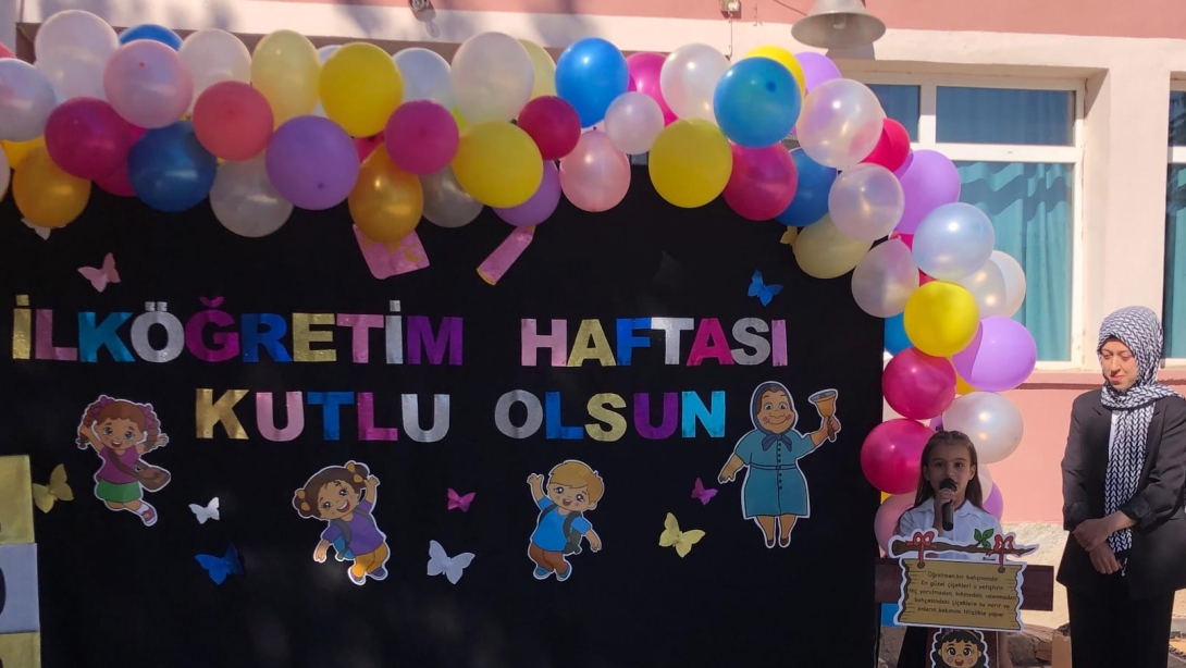 2025 -2026 Eğitim Öğretim Yılı İlköğretim Haftası Kutlamaları Coşkuyla Kutlandı.